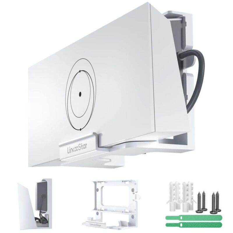 Λευκή Βάση Τοίχου για Router Starlink Gen 3 – Ανθεκτικό Πλαστικό