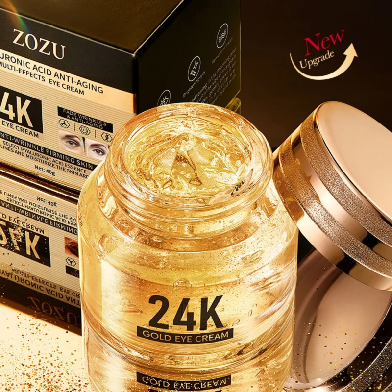SADOER 24K Gold Κρέμα Ματιών με Υαλουρονικό Οξύ – Αντιρυτιδική 30ml
