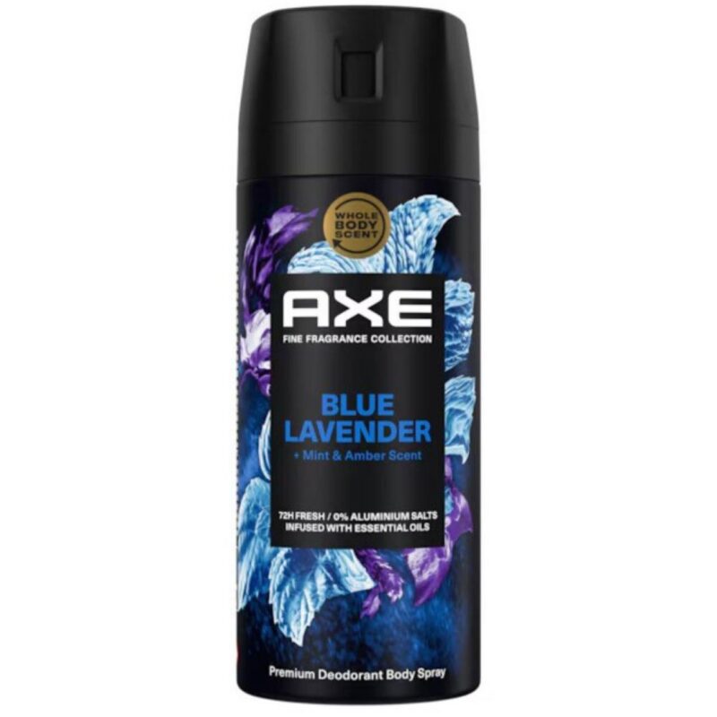 Axe Fine Fragrance Collection Blue Lavender Premium Αποσμητικό Body Spray 72h με Μέντα