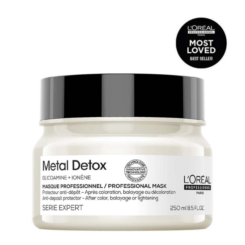 L'Oréal Professionnel Metal Detox Μάσκα Μαλλιών για Επανόρθωση & Προστασία Βαμμένων Μαλλιών 250ml