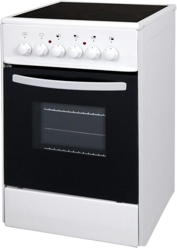Bexel BFT200.50 Κουζίνα 53lt με Κεραμικές Εστίες 50cm x 50cm Λευκή