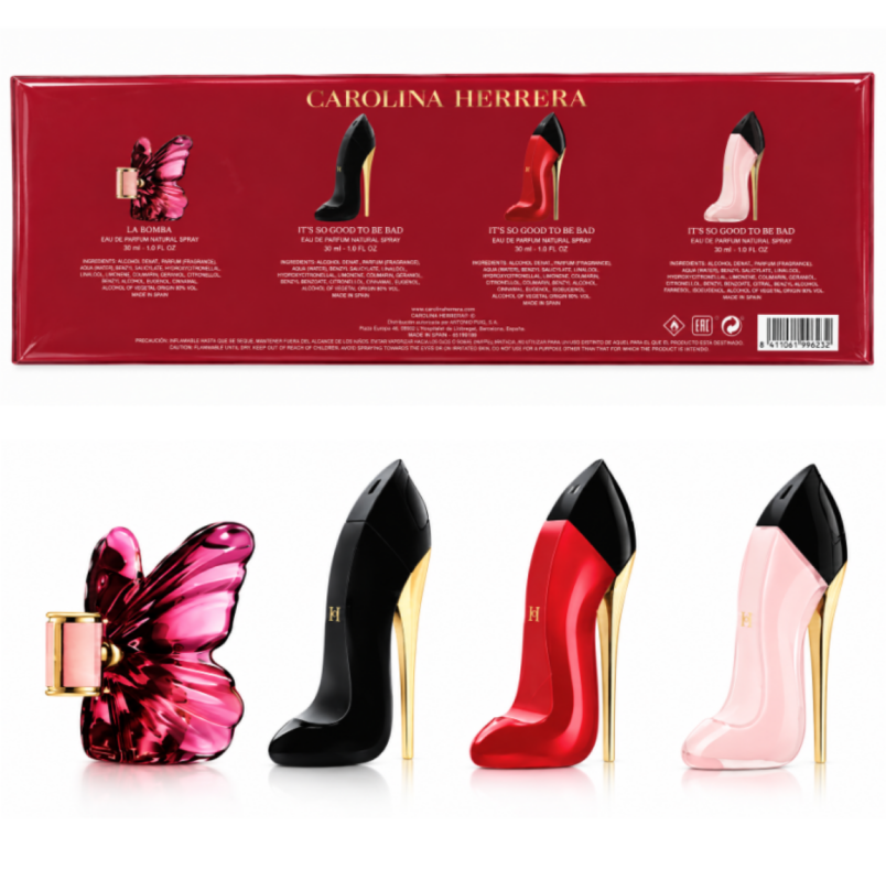 Carolina Herrera Mini Set 4×30ml – La Bomba