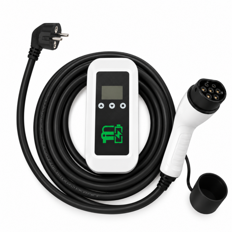 3.5kW EV Portable Charger – Φορητός Φορτιστής EV 16A με LCD 1.8" & IP66