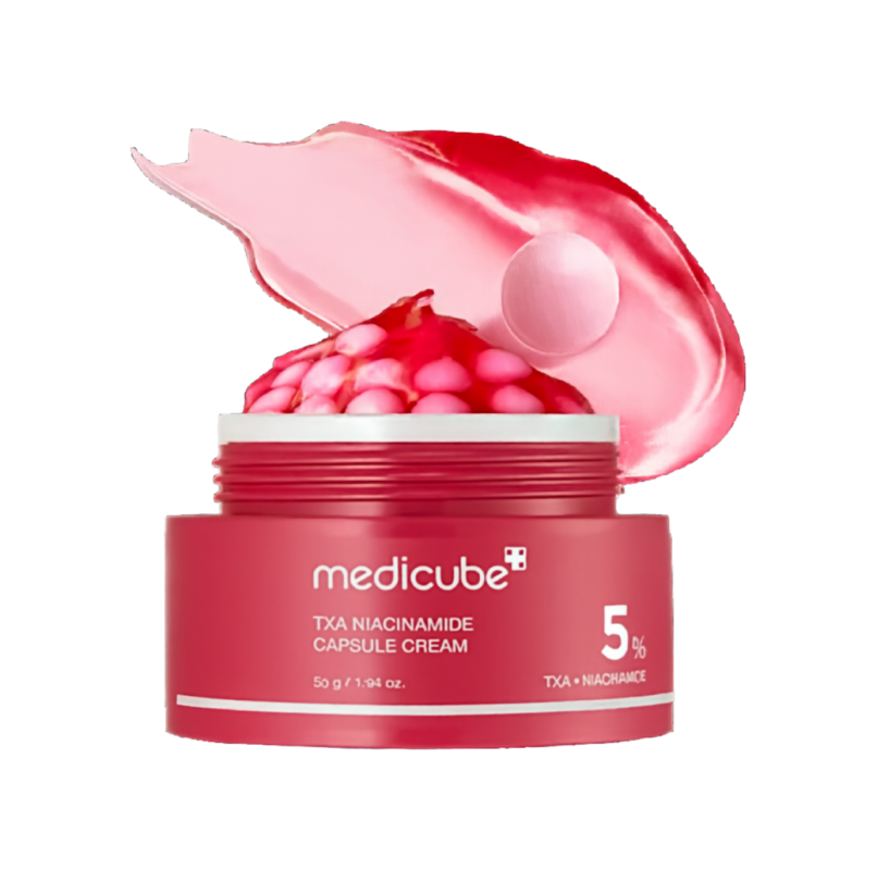Medicube TXA Niacinamide Capsule Cream 55g – Κρέμα Λάμψης με TXA & Νιασιναμίδη για Κηλίδες & Ομοιόμορφο Τόνο