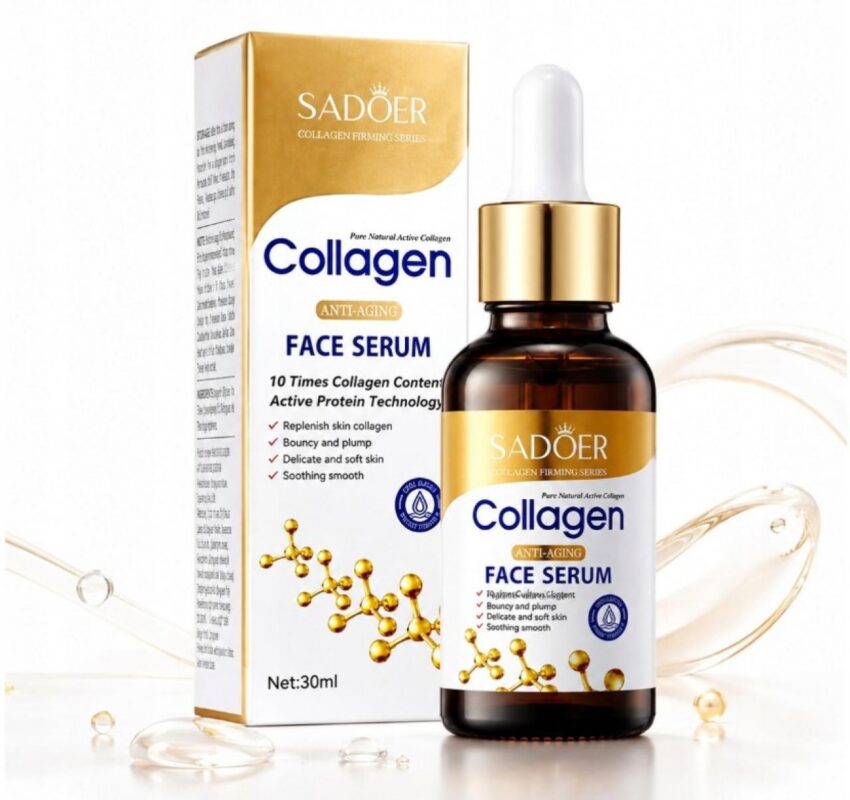 Sadoer Collagen Firming Facial Serum 30ml – Αντιγηραντικός Ορός Σύσφιξης & Ενυδάτωσης