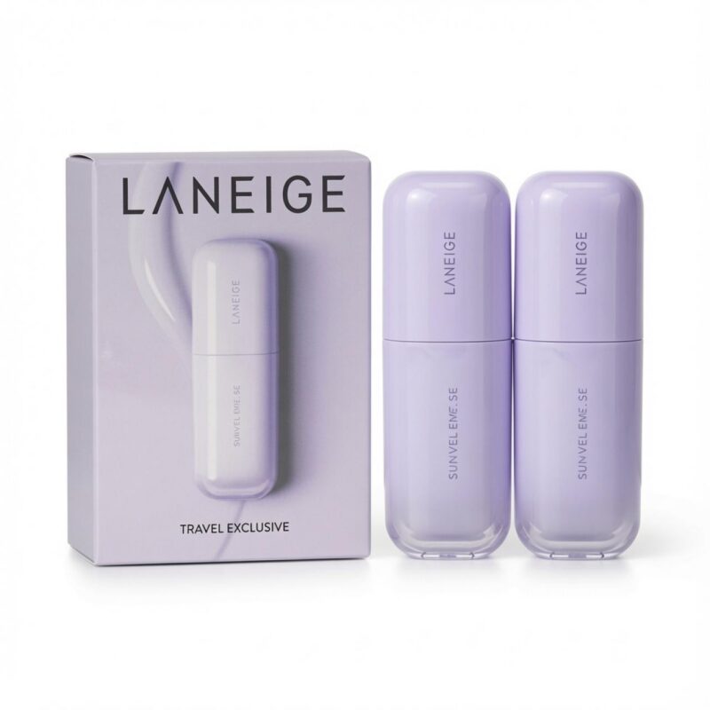 Laneige Skin Veil Base EX SPF 28 Duo – No. 40 Purple 30ml ×2 | Βάση Μακιγιάζ για Λάμψη & Ομοιόμορφο Τόνο
