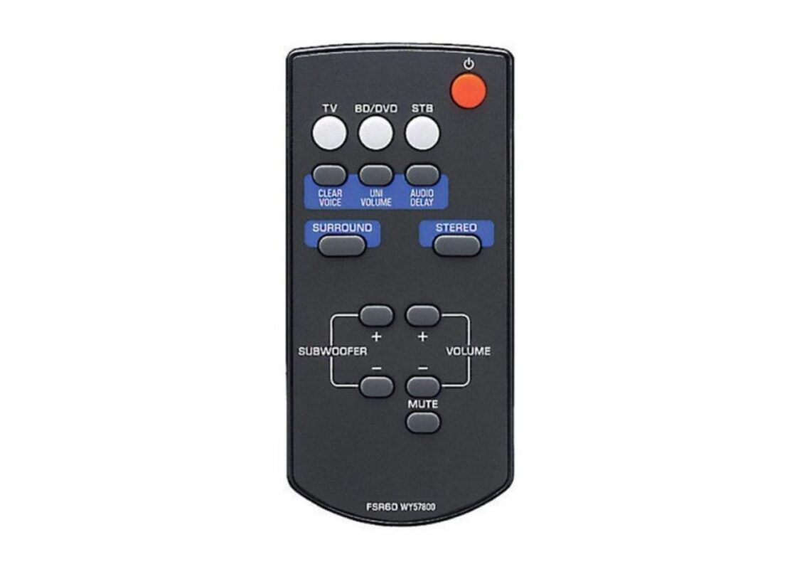 WY57800 / FSR60 Συμβατό Τηλεχειριστήριο για YAMAHA Sound Bars – Συμβατό με ATS-1010