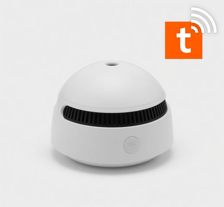 Wi‑Fi Smoke Detector Tuya Smart – Ανιχνευτής Καπνού με Ηχητικό & Οπτικό Συναγερμό